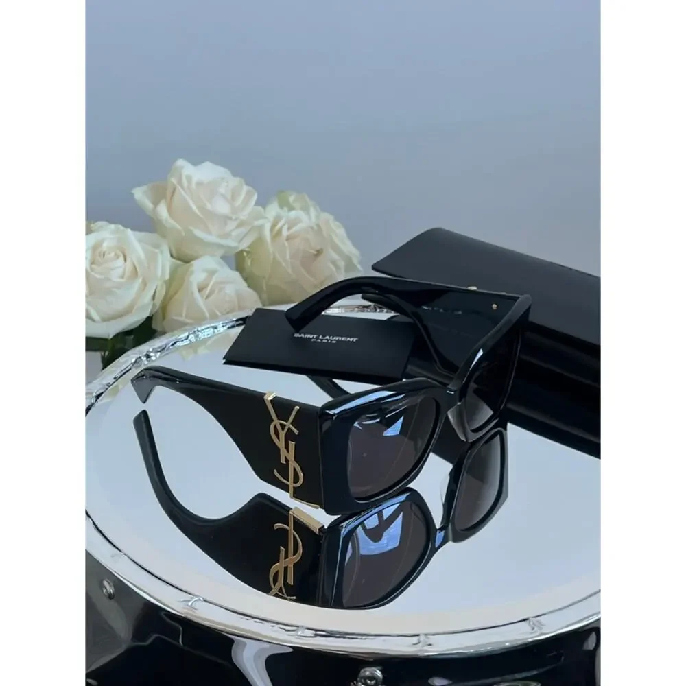NEW Saint Laurent SLM119 Blaze Black Sunglasses